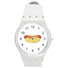 Hotdog Round Plastic Sport Watch (m)