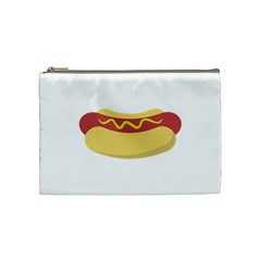 Hotdog Cosmetic Bag (medium) by CuteKingdom