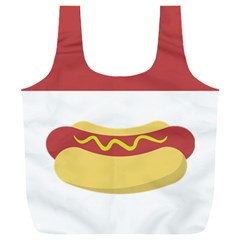 Hotdog Full Print Recycle Bag (xxxl) by CuteKingdom