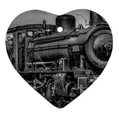 Steam Locomotive, Montevideo, Uruguay Ornament (heart) by dflcprintsclothing