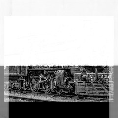 Steam Locomotive, Montevideo, Uruguay Rectangular Jigsaw Puzzl by dflcprintsclothing