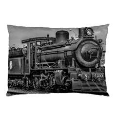 Steam Locomotive, Montevideo, Uruguay Pillow Case