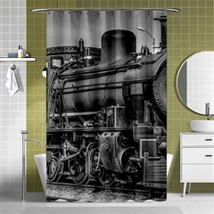 Steam Locomotive, Montevideo, Uruguay Shower Curtain 48  X 72  (small)  by dflcprintsclothing