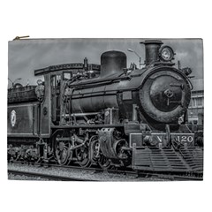 Steam Locomotive, Montevideo, Uruguay Cosmetic Bag (xxl) by dflcprintsclothing