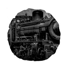 Steam Locomotive, Montevideo, Uruguay Standard 15  Premium Round Cushions