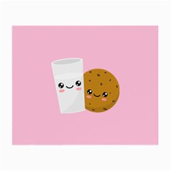 Milk And Cookie Small Glasses Cloth