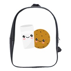 Milk And Cookie School Bag (xl) by CuteKingdom