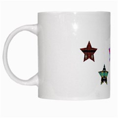 Mo 110 Large Star White Mugs by mrozara