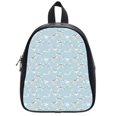 Birds And Flowers School Bag (small) by CuteKingdom