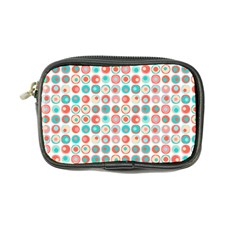 Aqua Coral Circles Coin Purse by CuteKingdom