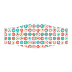 Aqua Coral Circles Stretchable Headband by CuteKingdom