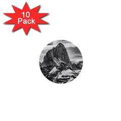 Fitz Roy And Poincenot Mountains, Patagonia Argentina 1  Mini Buttons (10 pack) 