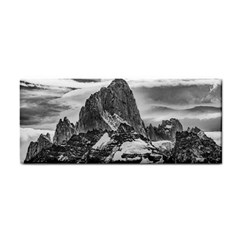 Fitz Roy And Poincenot Mountains, Patagonia Argentina Hand Towel by dflcprintsclothing