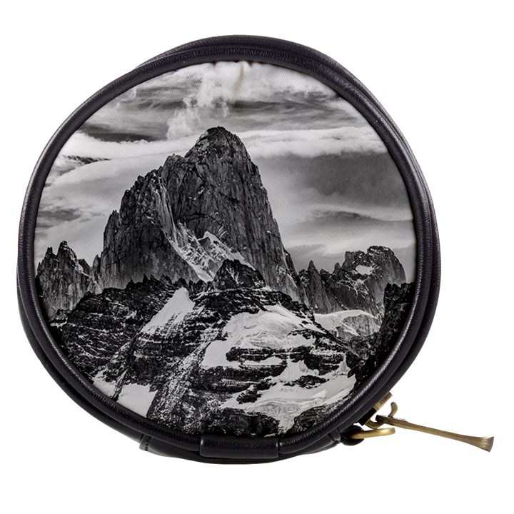 Fitz Roy And Poincenot Mountains, Patagonia Argentina Mini Makeup Bag