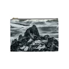 Fitz Roy And Poincenot Mountains, Patagonia Argentina Cosmetic Bag (medium) by dflcprintsclothing