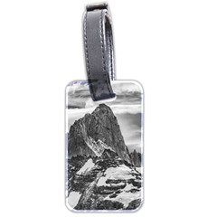 Fitz Roy And Poincenot Mountains, Patagonia Argentina Luggage Tag (two Sides) by dflcprintsclothing