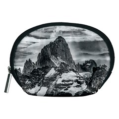 Fitz Roy And Poincenot Mountains, Patagonia Argentina Accessory Pouch (medium) by dflcprintsclothing