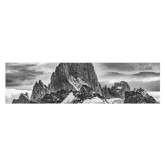 Fitz Roy And Poincenot Mountains, Patagonia Argentina Satin Scarf (oblong) by dflcprintsclothing