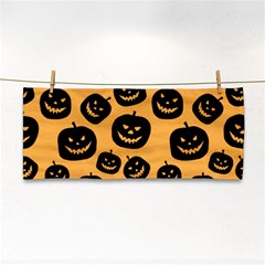 Pumpkins Hand Towel by CuteKingdom