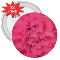 Beauty Pink Rose Detail Photo 3  Buttons (100 Pack)  by dflcprintsclothing