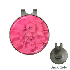 Beauty Pink Rose Detail Photo Hat Clips With Golf Markers by dflcprintsclothing