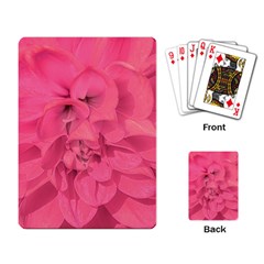 Beauty Pink Rose Detail Photo Playing Cards Single Design (rectangle) by dflcprintsclothing