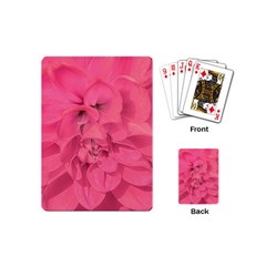 Beauty Pink Rose Detail Photo Playing Cards Single Design (mini)