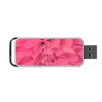 Beauty Pink Rose Detail Photo Portable USB Flash (Two Sides) Front