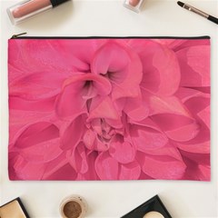 Beauty Pink Rose Detail Photo Cosmetic Bag (xxxl) by dflcprintsclothing