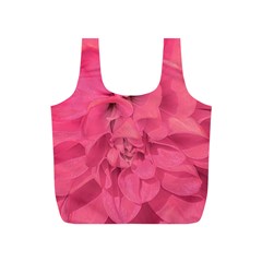 Beauty Pink Rose Detail Photo Full Print Recycle Bag (s) by dflcprintsclothing