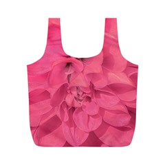 Beauty Pink Rose Detail Photo Full Print Recycle Bag (m) by dflcprintsclothing