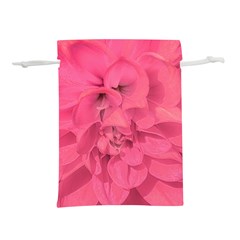 Beauty Pink Rose Detail Photo Lightweight Drawstring Pouch (l) by dflcprintsclothing