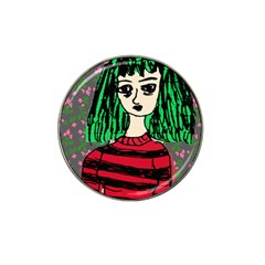 Freddy Girl Wall Grey Hat Clip Ball Marker (4 Pack) by snowwhitegirl