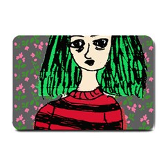 Freddy Girl Wall Grey Small Doormat  by snowwhitegirl