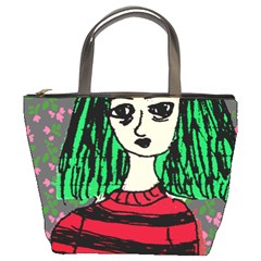 Freddy Girl Wall Grey Bucket Bag by snowwhitegirl