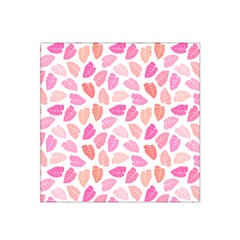 Pink Leaves Satin Bandana Scarf by CuteKingdom