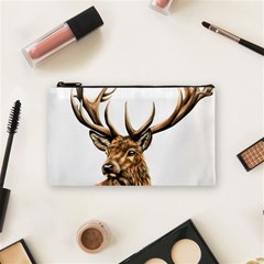 Stag Cosmetic Bag (small) by ArtByThree