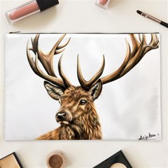 Stag Cosmetic Bag (xxl) by ArtByThree