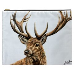 Stag Cosmetic Bag (xxxl) by ArtByThree