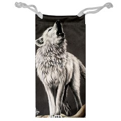 Arctic Wolf Jewelry Bag