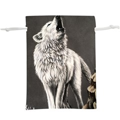 Arctic Wolf  Lightweight Drawstring Pouch (xl)