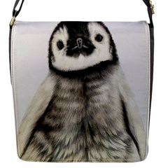 Penguin Chick Flap Closure Messenger Bag (s) by ArtByThree