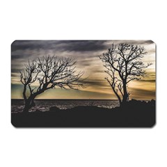 Coastal Sunset Scene At Montevideo City, Uruguay Magnet (rectangular) by dflcprintsclothing