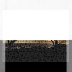 Coastal Sunset Scene At Montevideo City, Uruguay Rectangular Jigsaw Puzzl by dflcprintsclothing