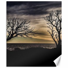 Coastal Sunset Scene At Montevideo City, Uruguay Canvas 8  X 10  by dflcprintsclothing