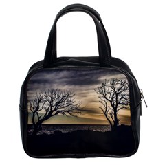 Coastal Sunset Scene At Montevideo City, Uruguay Classic Handbag (two Sides) by dflcprintsclothing