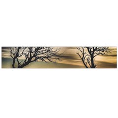 Coastal Sunset Scene At Montevideo City, Uruguay Large Flano Scarf  by dflcprintsclothing