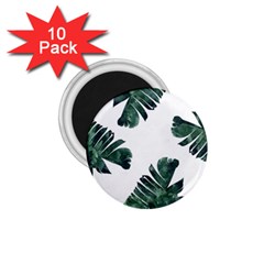 Green Banana Leaves 1 75  Magnets (10 Pack)  by goljakoff