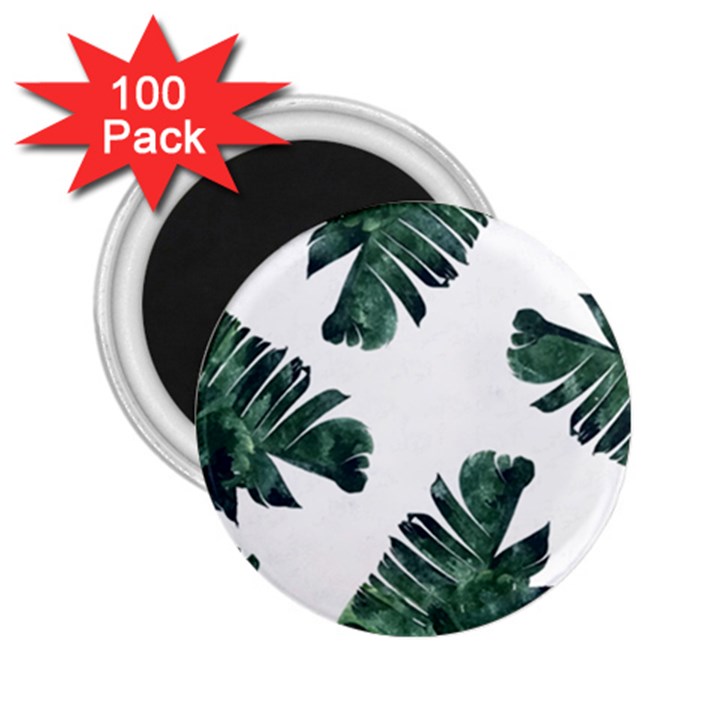 Green banana leaves 2.25  Magnets (100 pack) 