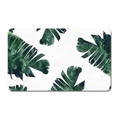 Green Banana Leaves Magnet (rectangular) by goljakoff